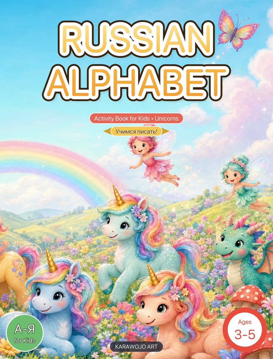 Russian Alphabet for Kids — cover