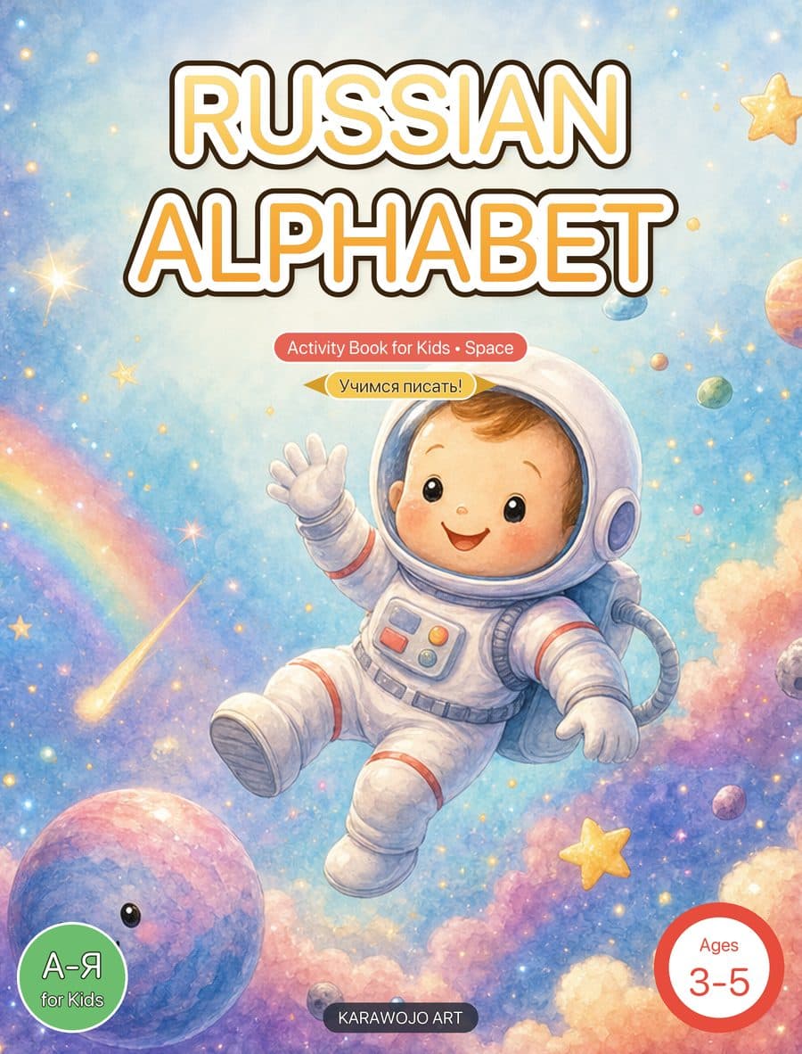 Russian Alphabet for Kids — front cover