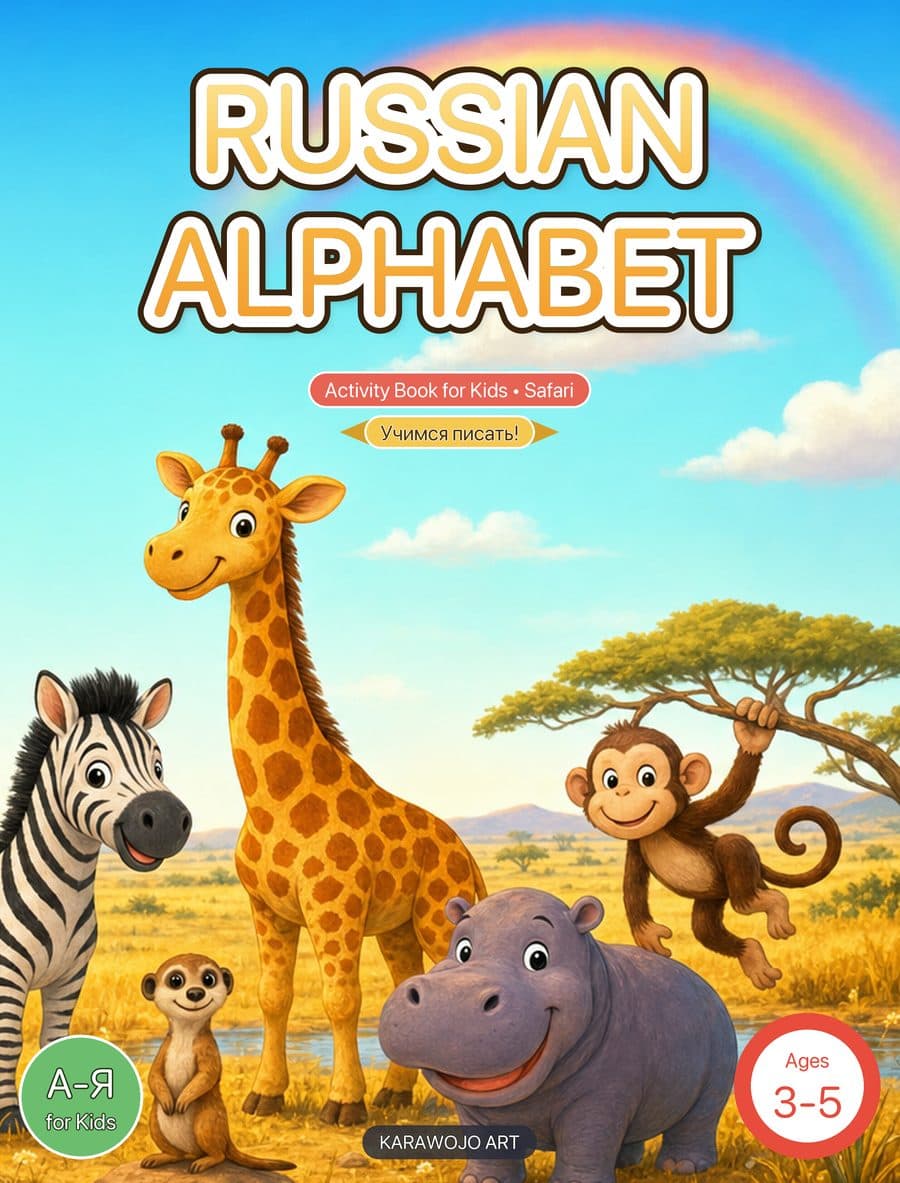 Russian Alphabet for Kids — cover