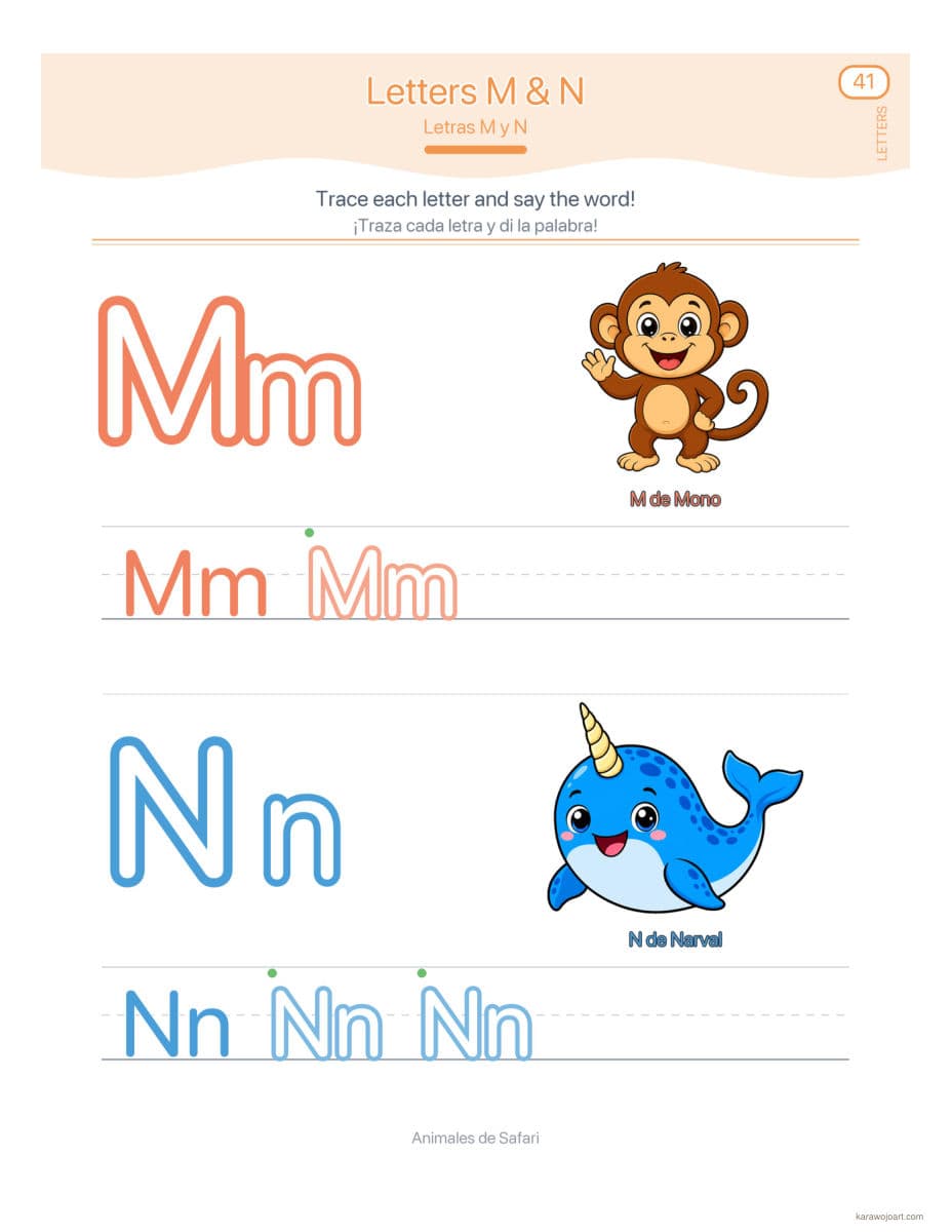 Animales de Safari — sample interior page 2