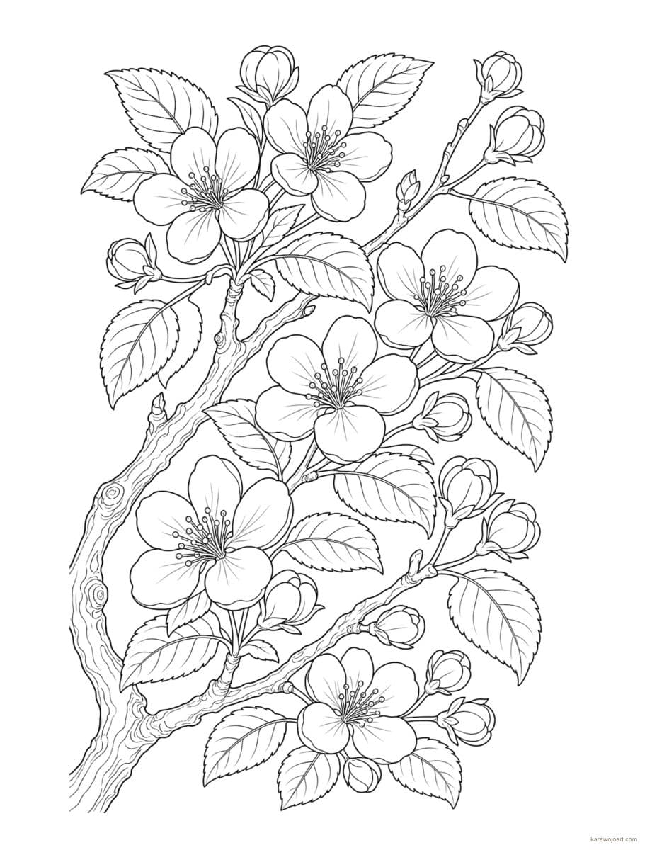 Elegant Botanical Studies — sample interior page 3