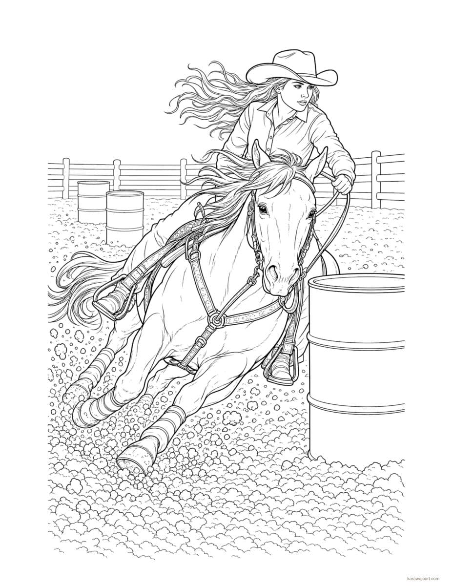 Majestic Horses — sample interior page 3