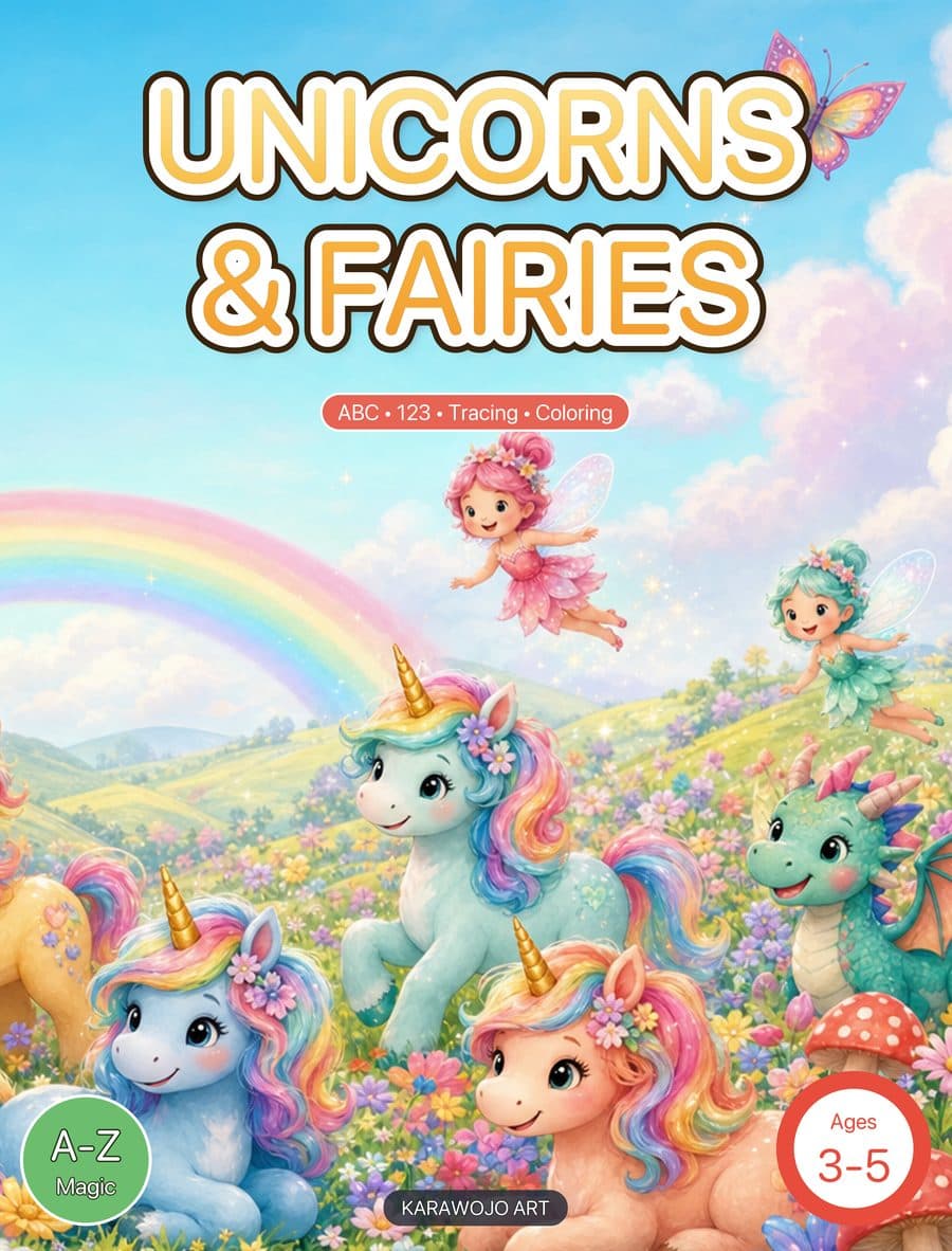 Unicorns & Fairies — front cover