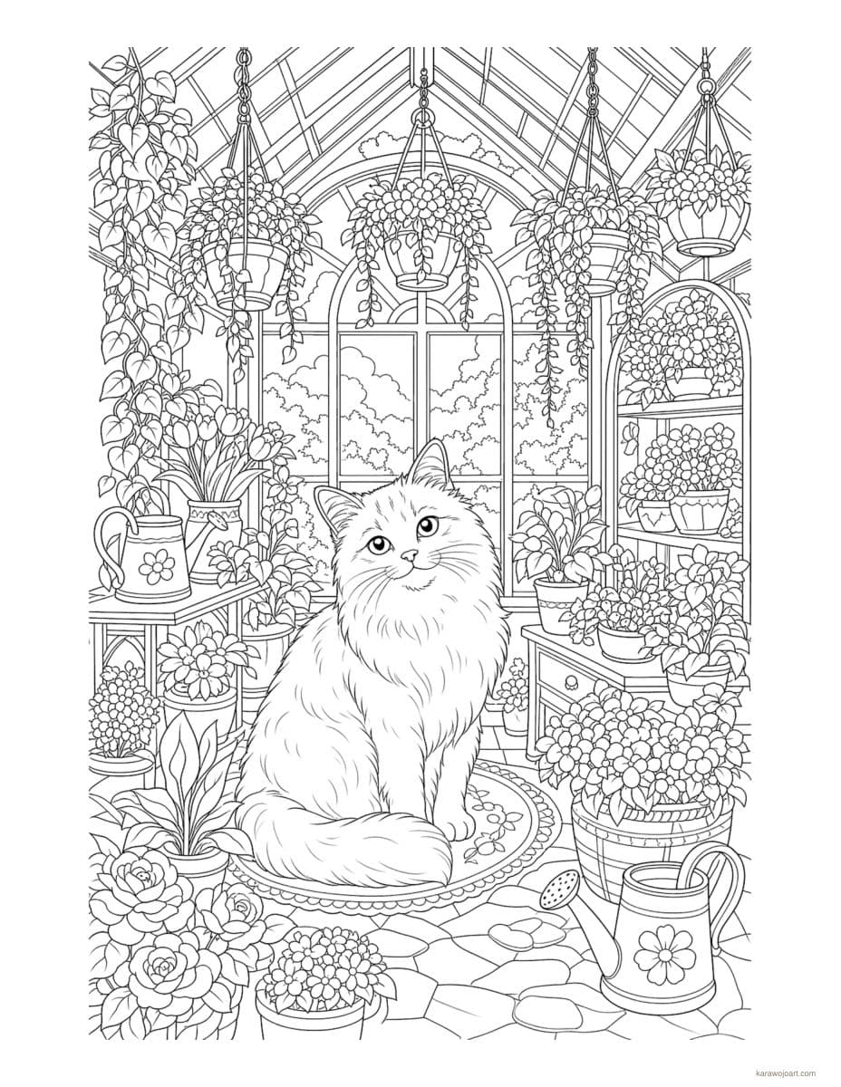 Cozy Cats — sample interior page 1
