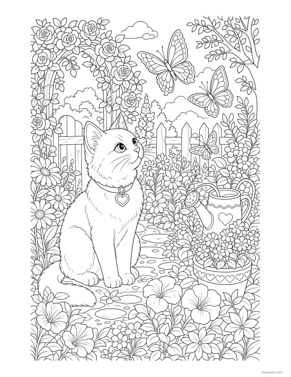 Cozy Cats — sample interior page 2