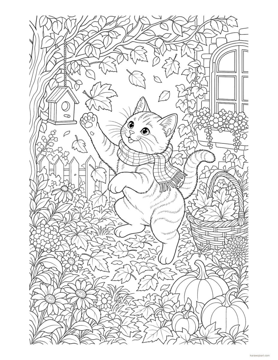 Cozy Cats — sample interior page 3