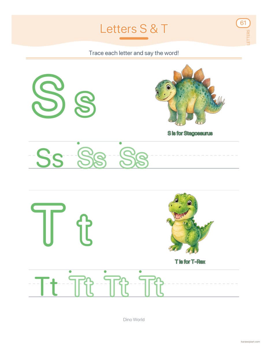 Dino World — sample interior page 3