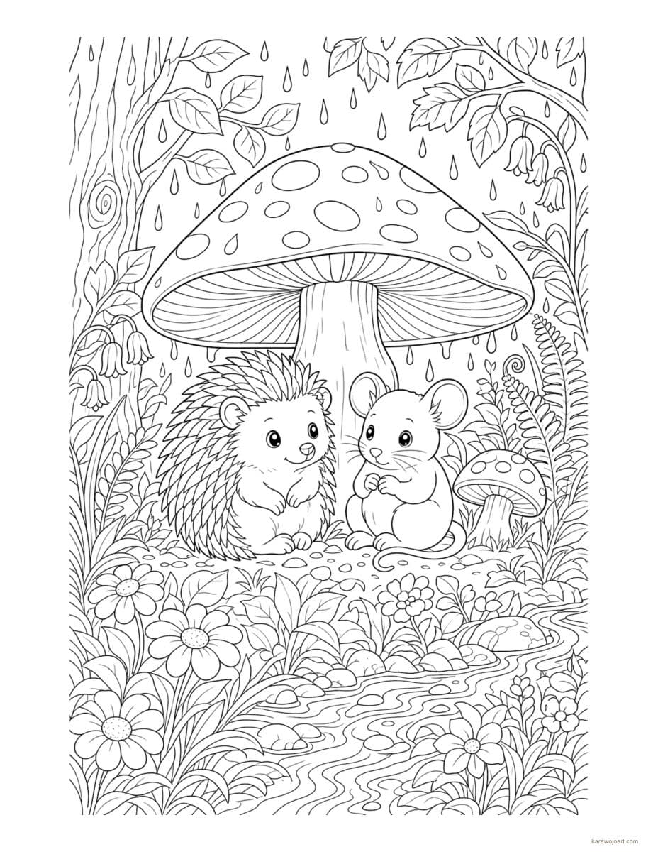Enchanted Woodland — sample interior page 3
