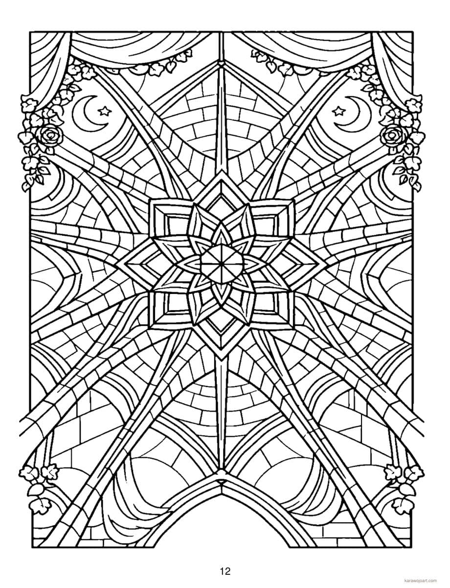 Gothic Cathedrals — sample interior page 1