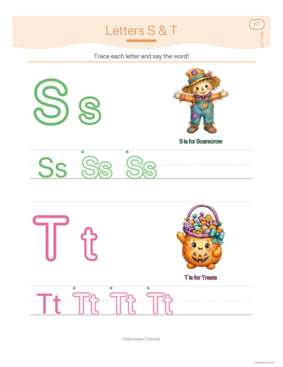 Halloween Friends — sample interior page 3