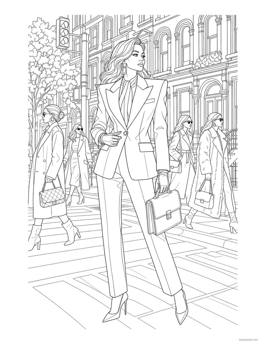 Sidewalk Runway — sample interior page 1
