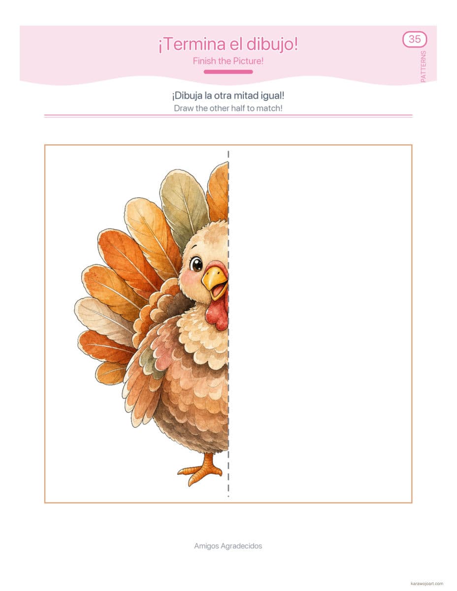 Amigos Agradecidos — sample interior page 3