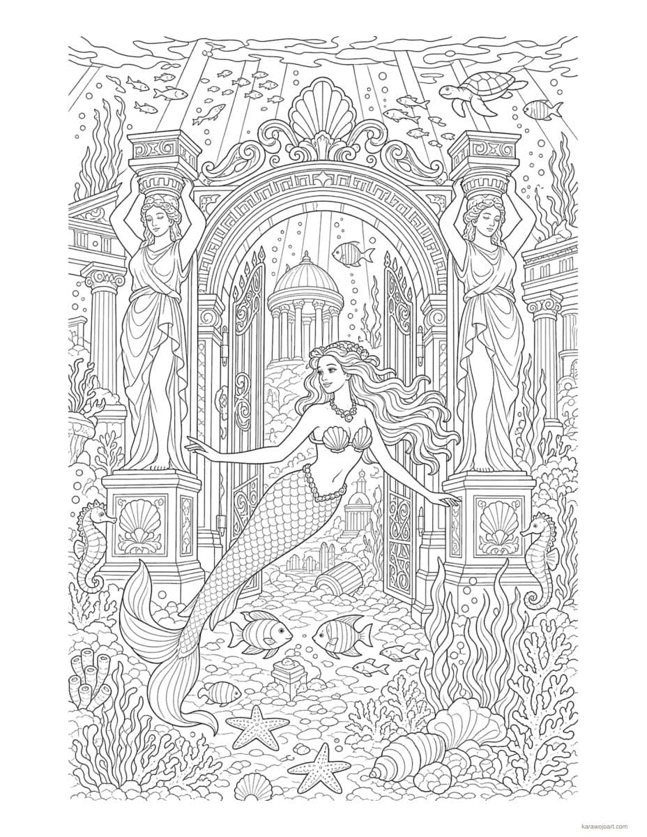 The Sunken Realm — sample interior page 1