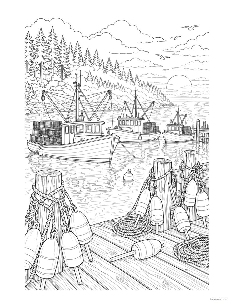 Timeless Ships & Coastal Dreams — sample interior page 3