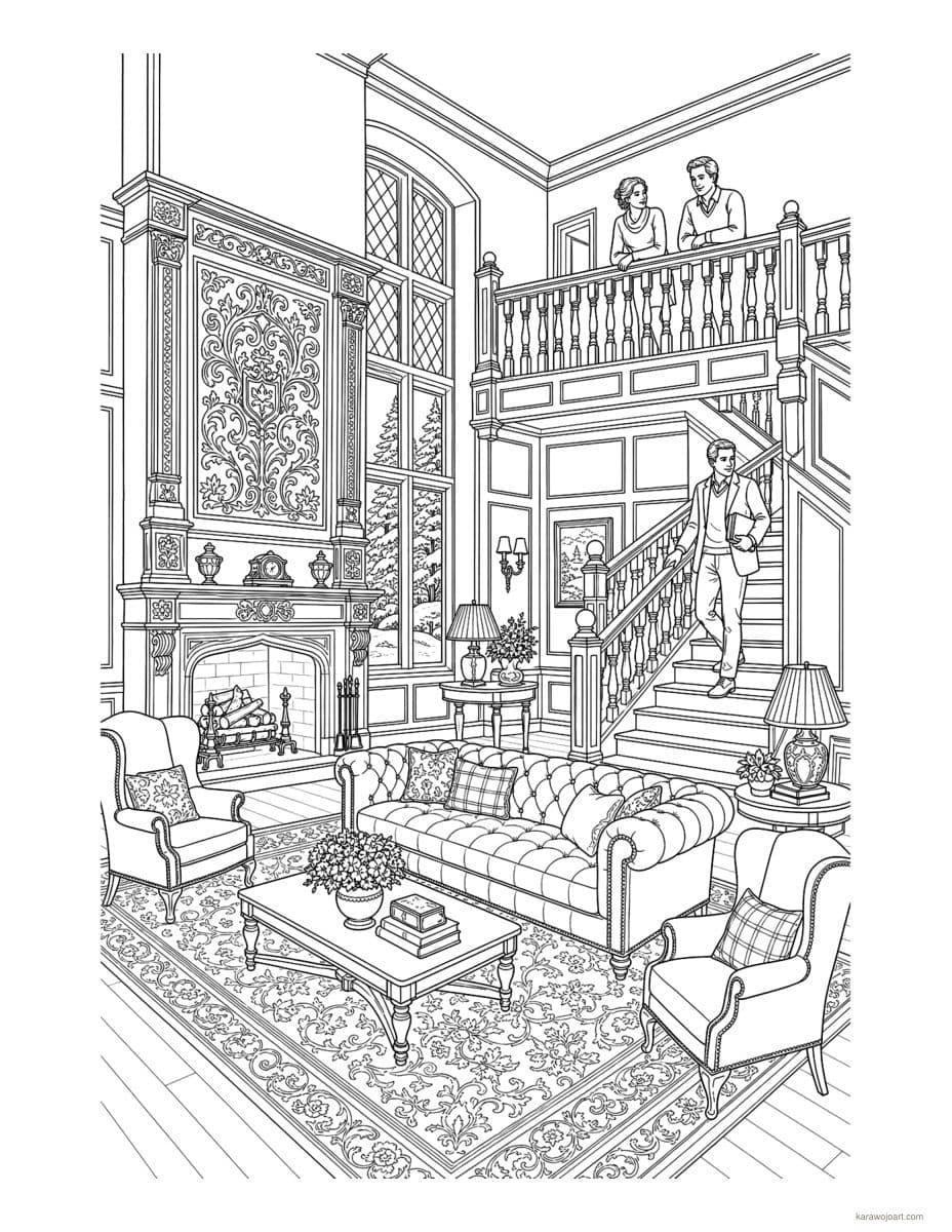 Winter Escapes — sample interior page 1