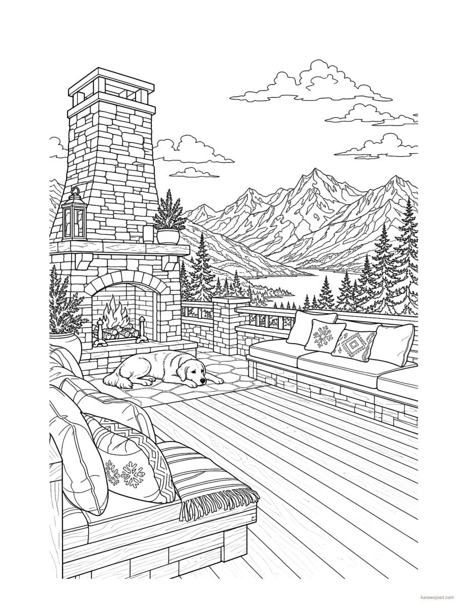 Winter Escapes — sample interior page 5